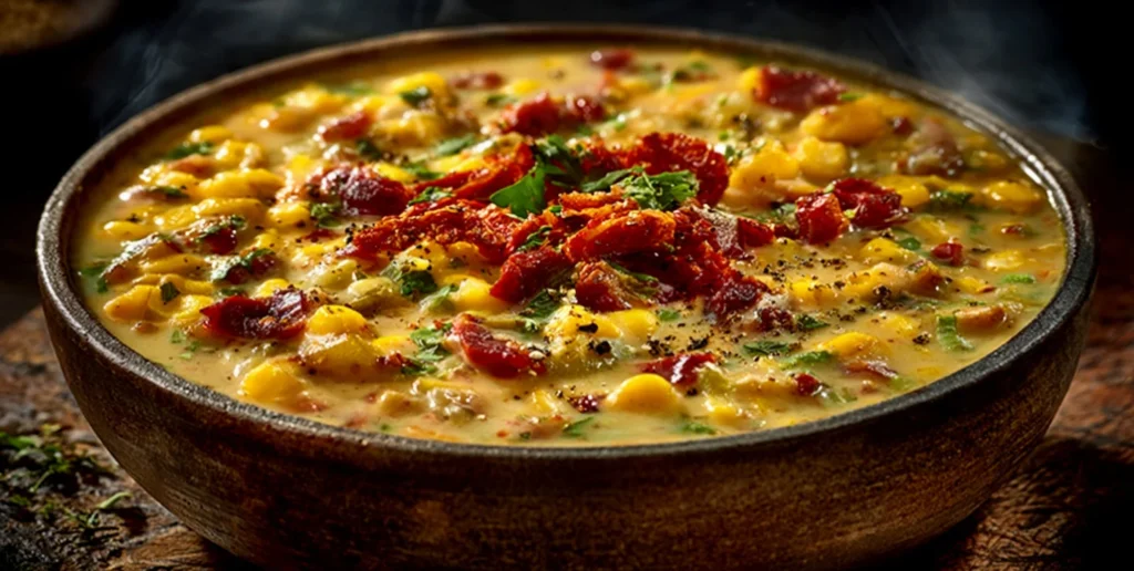 Sun-Dried Tomato Corn Chowder - Sun-Dried Tomato Corn Chowder