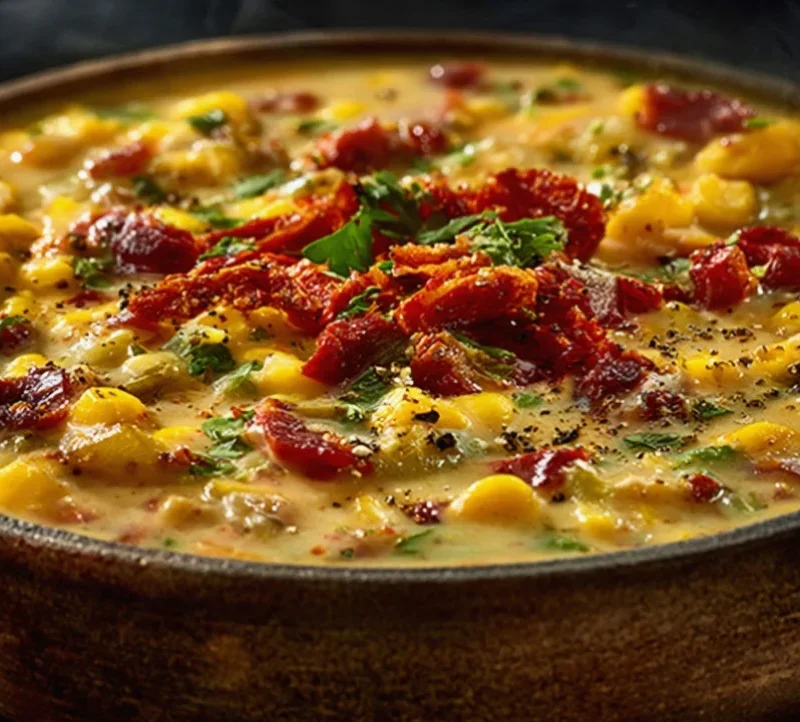 Sun-Dried Tomato Corn Chowder