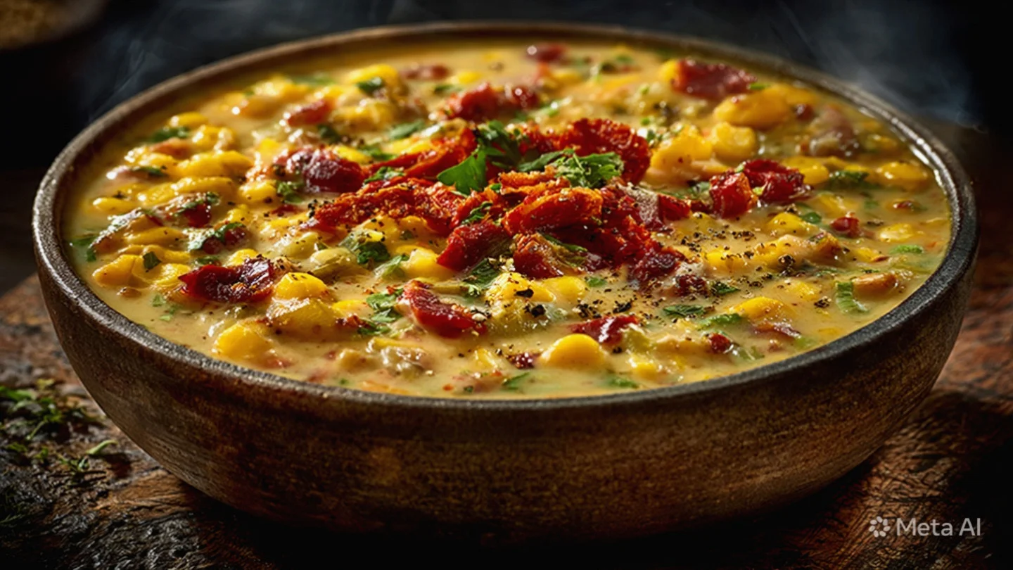 Sun-Dried Tomato Corn Chowder