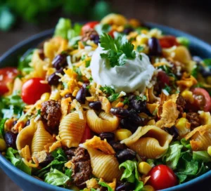 Taco Pasta Salad: A Quick and Delicious Recipe!