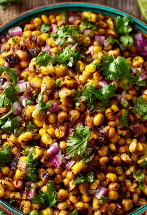 Tasty Grilled Corn Salsa