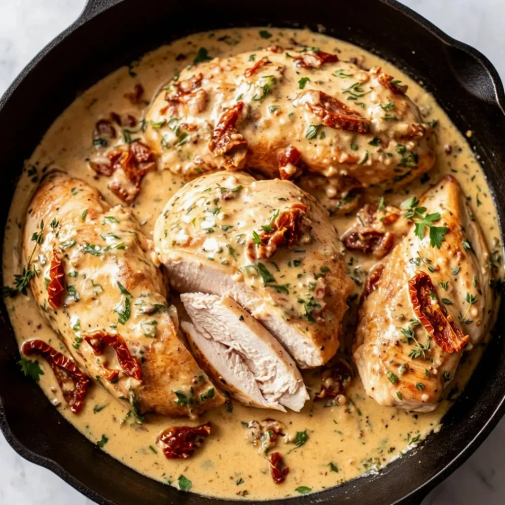 Creamy Sun-Dried Tomato Chicken - Creamy Sun-Dried Tomato Chicken