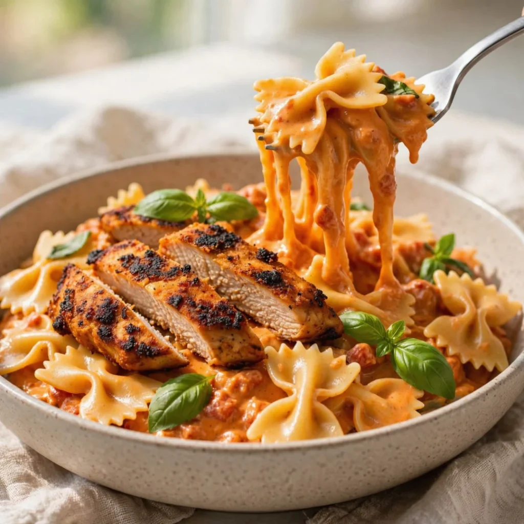 Creamy Vegan Chicken Pasta - Creamy Vegan Chicken Pasta