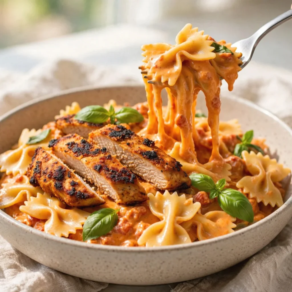 Creamy Vegan Chicken Pasta