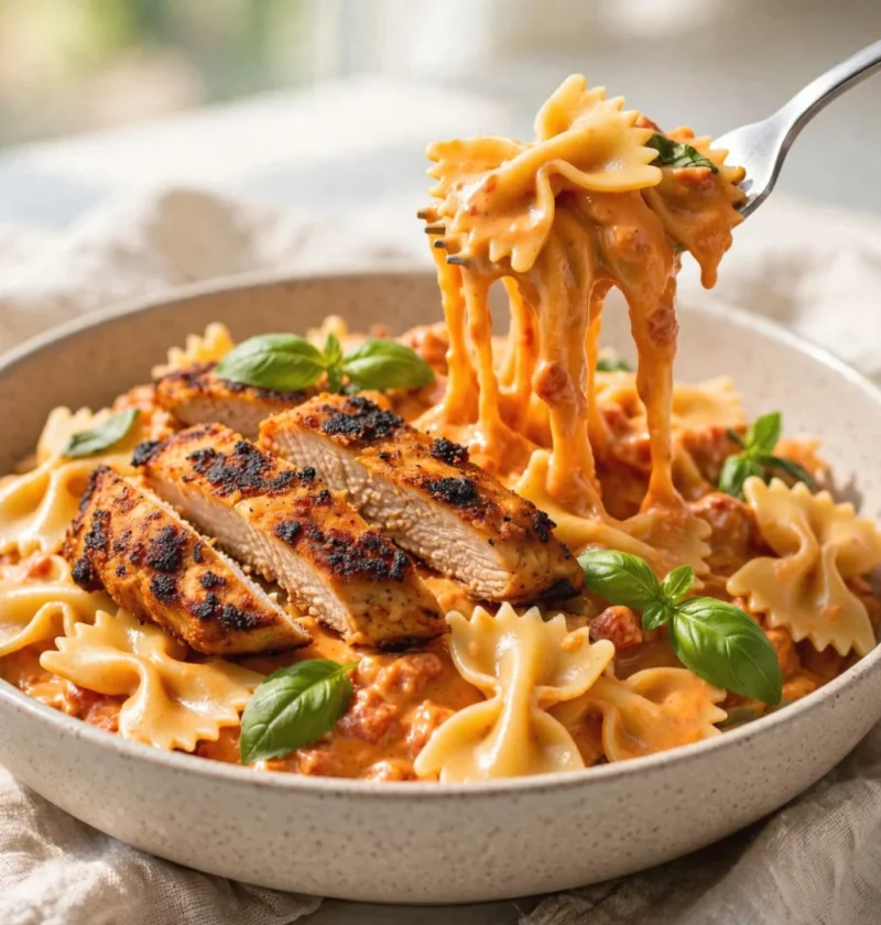 Creamy Vegan Chicken Pasta