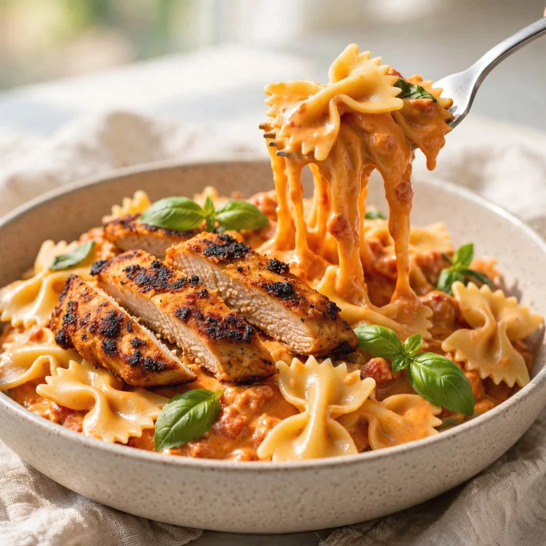 Creamy Vegan Chicken Pasta