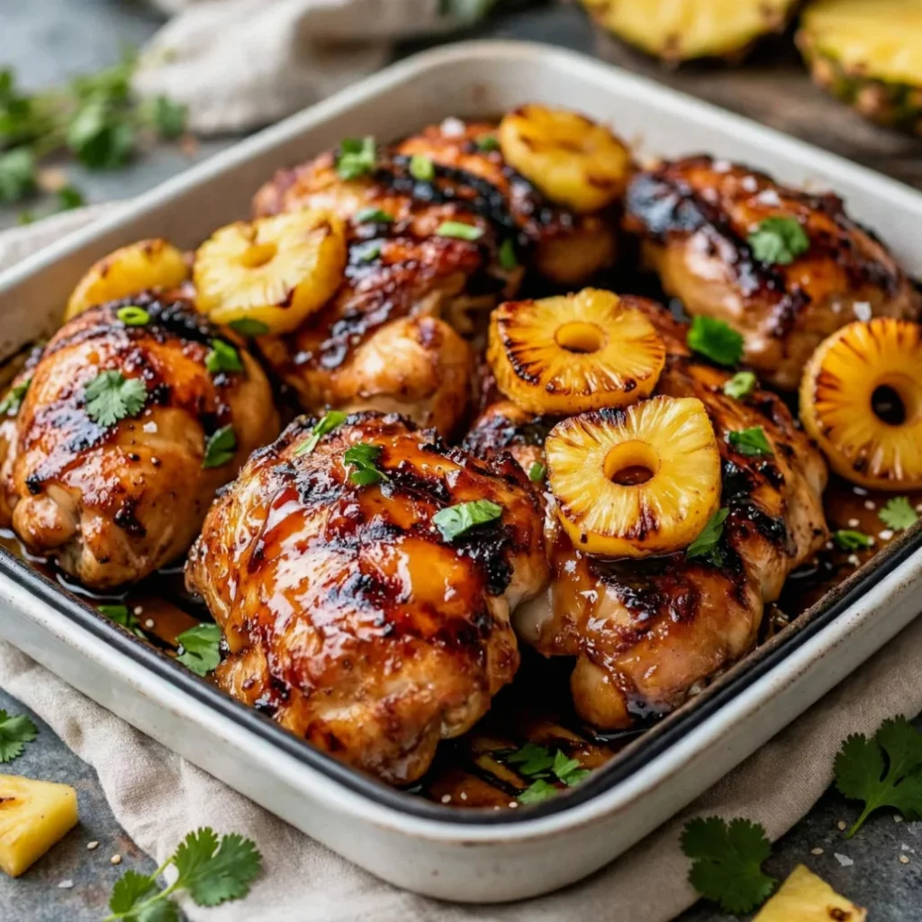 Easy and Delicious Baked Pineapple Chicken