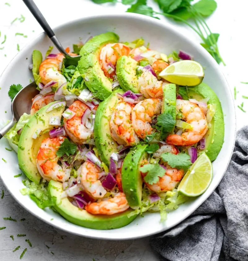 Zesty Lime Shrimp and Avocado Salad