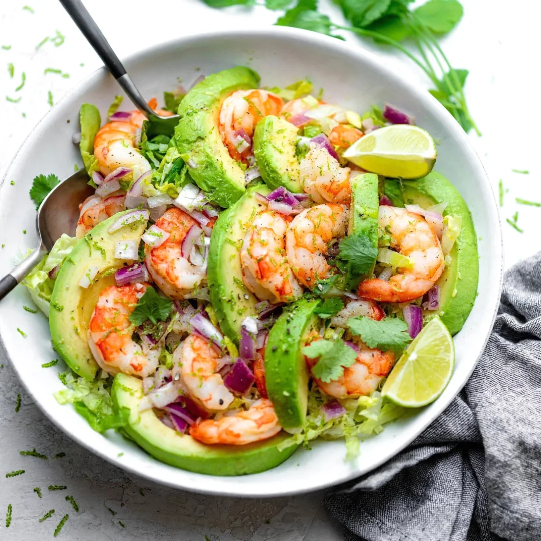 Zesty Lime Shrimp and Avocado Salad