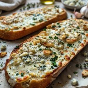 Garlic Blue Cheese Baguette Pizza & 20 minutes Recipe
