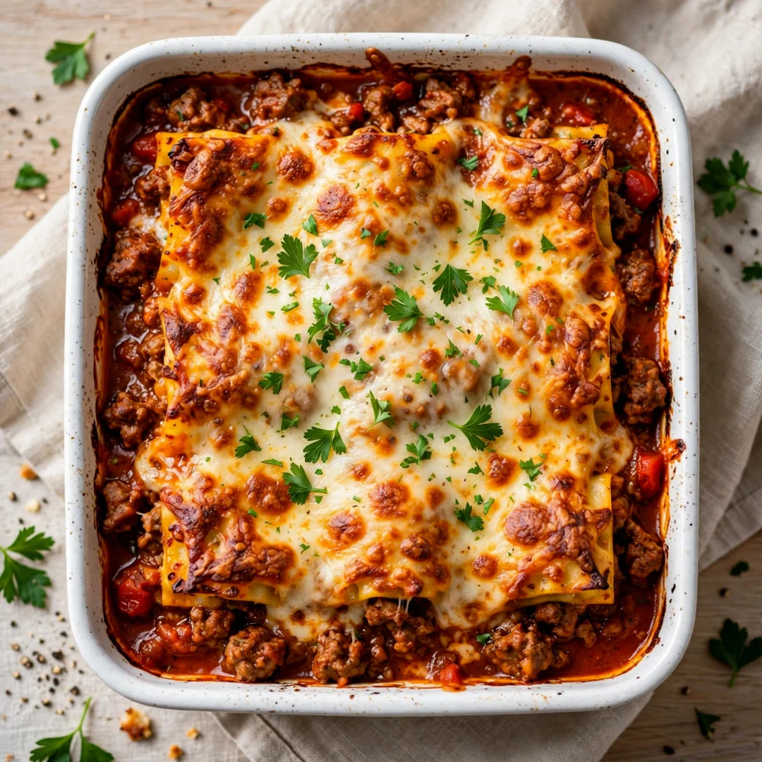 Hearty Italian Meat Lasagna