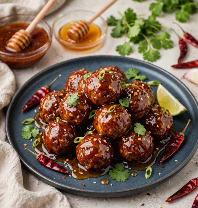 Honey Chipotle Meatballs