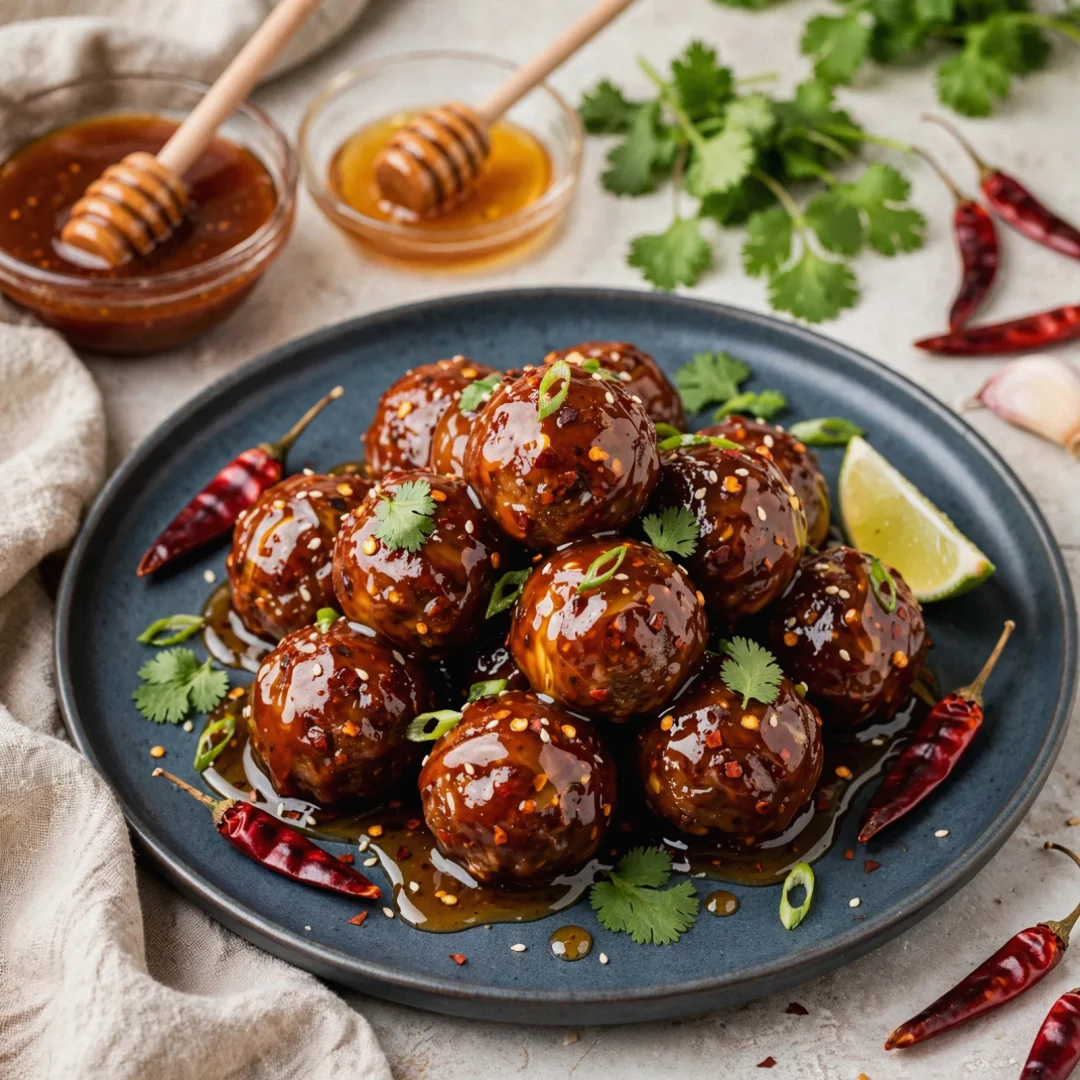 Honey Chipotle Meatballs