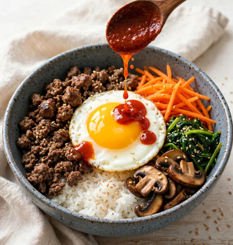 Korean Style Bibimbap Bowl