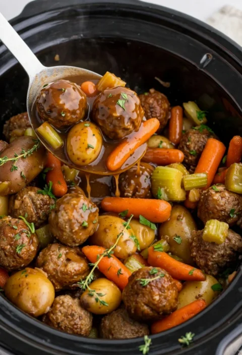 Meatball Pot Roast