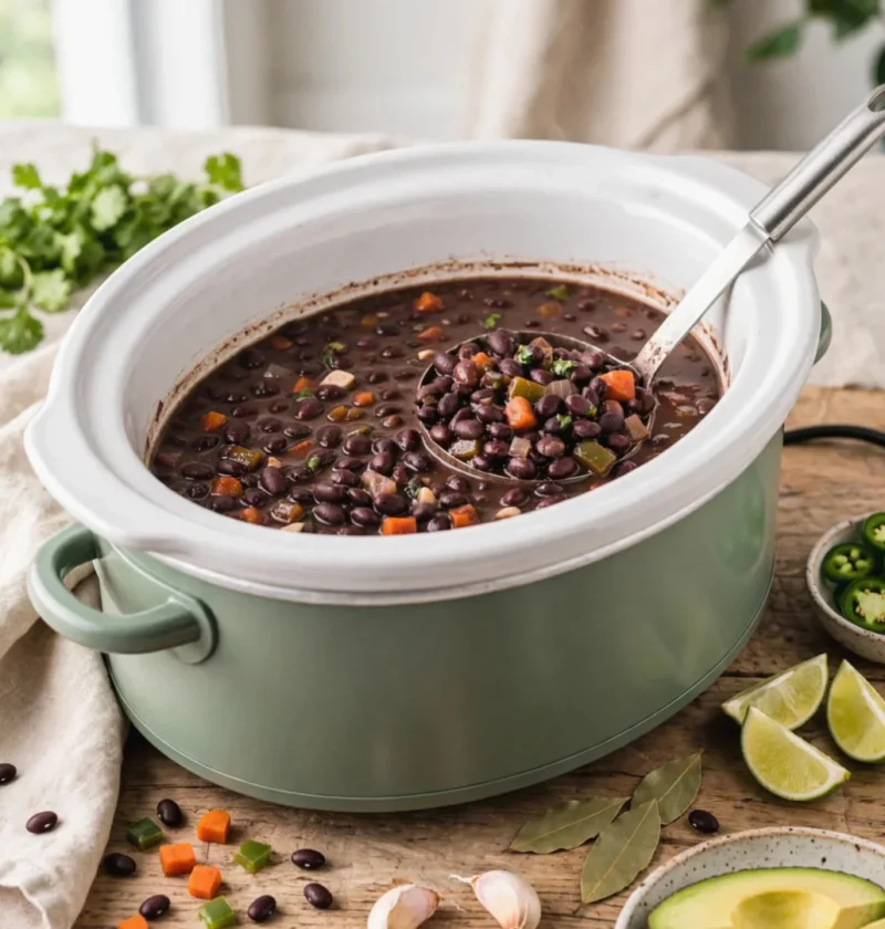 Slow Cooker Cuban Black Beans