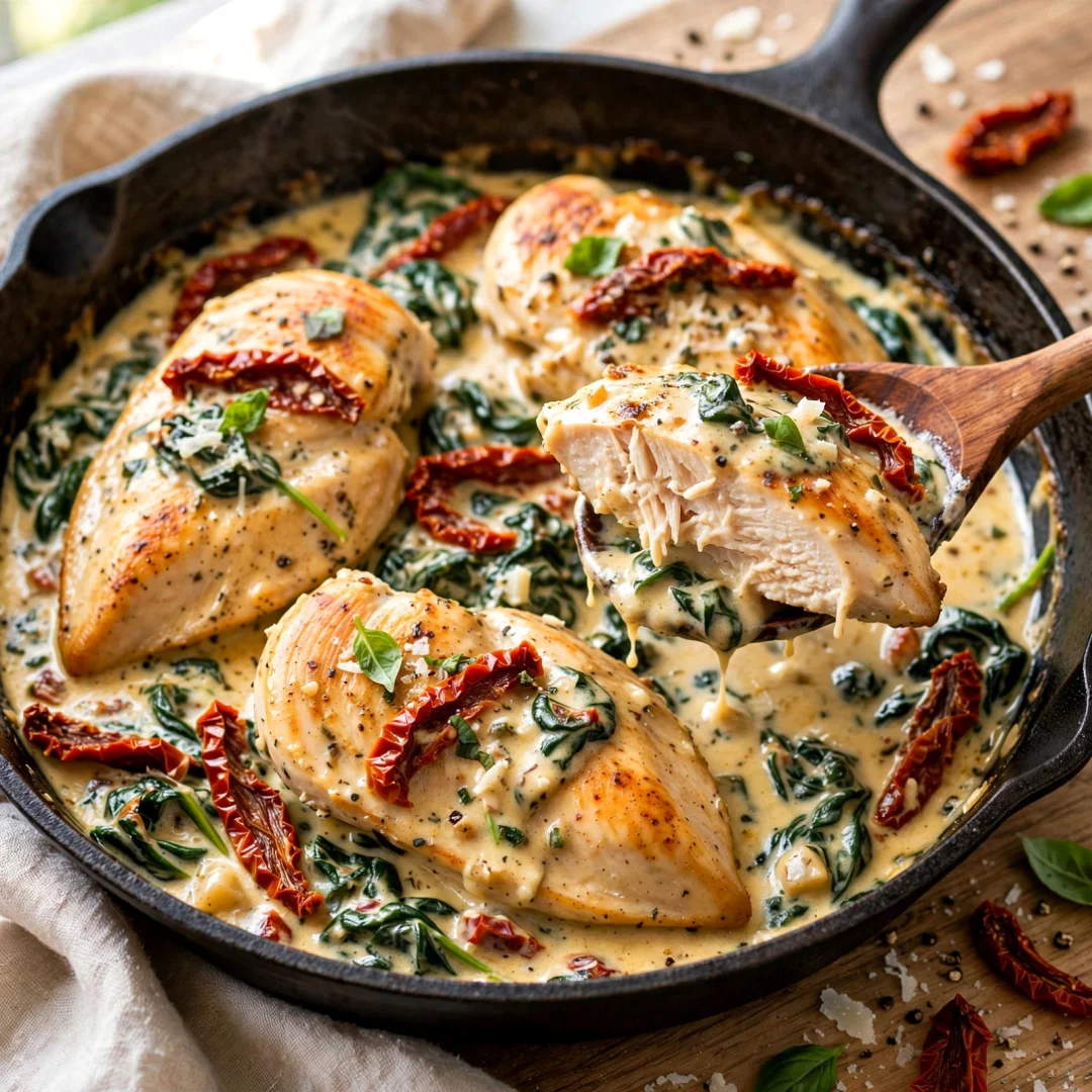 Sun Dried Tomato Chicken Skillet