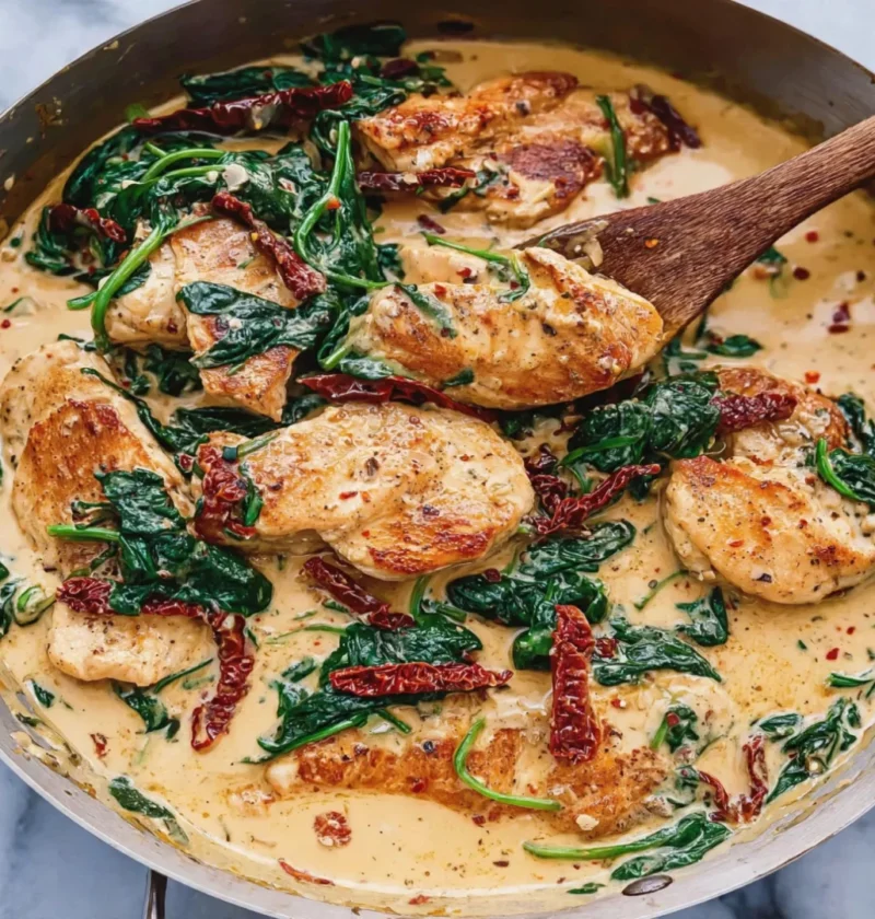 Sun Dried Tomato Chicken Skillet