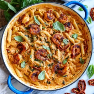 Sun-Dried Tomato Shrimp Pasta