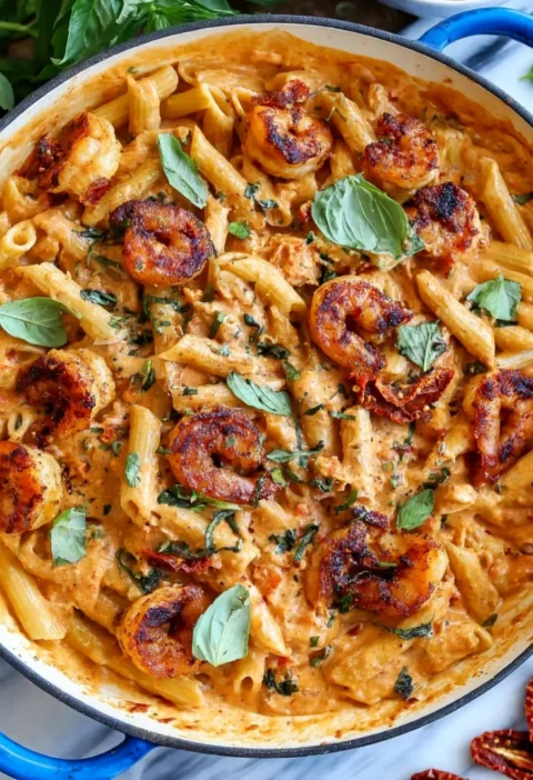Sun-Dried Tomato Shrimp Pasta