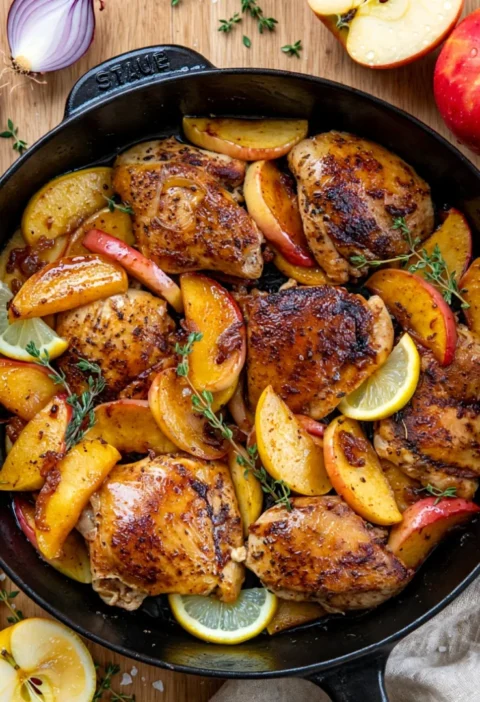 Apple Shallot Chicken