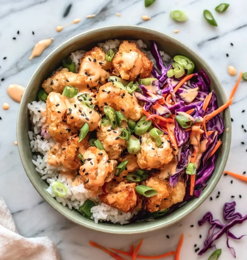 Bang Bang Chicken and Rice Bowls