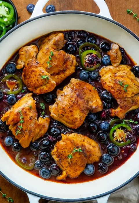 Blueberry Jalapeño Chicken