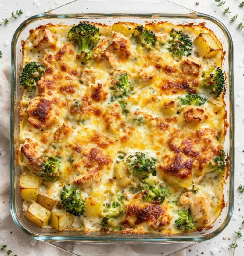 Chicken Broccoli Potato Casserole