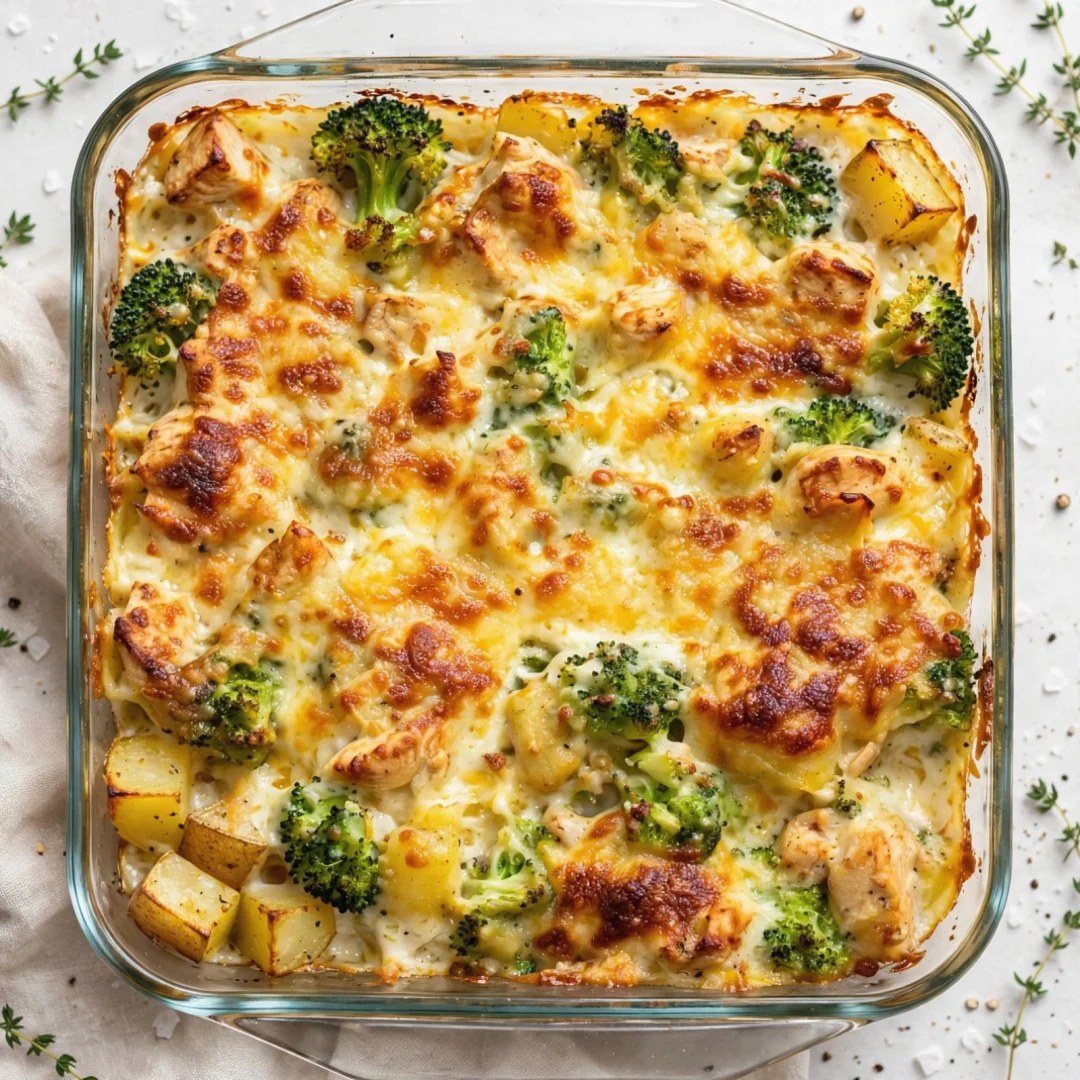Chicken Broccoli Potato Casserole