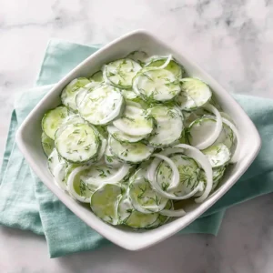 Cold Creamy Cucumber Salad