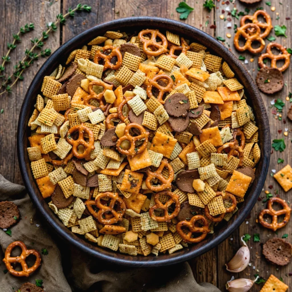 Cowboy Butter Chex Mix - Cowboy Butter Chex Mix