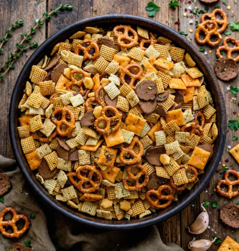 Cowboy Butter Chex Mix