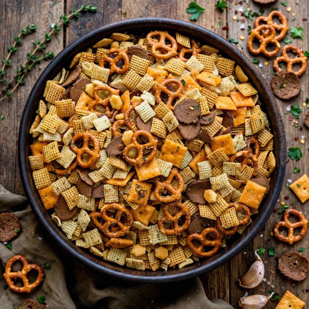 Cowboy Butter Chex Mix
