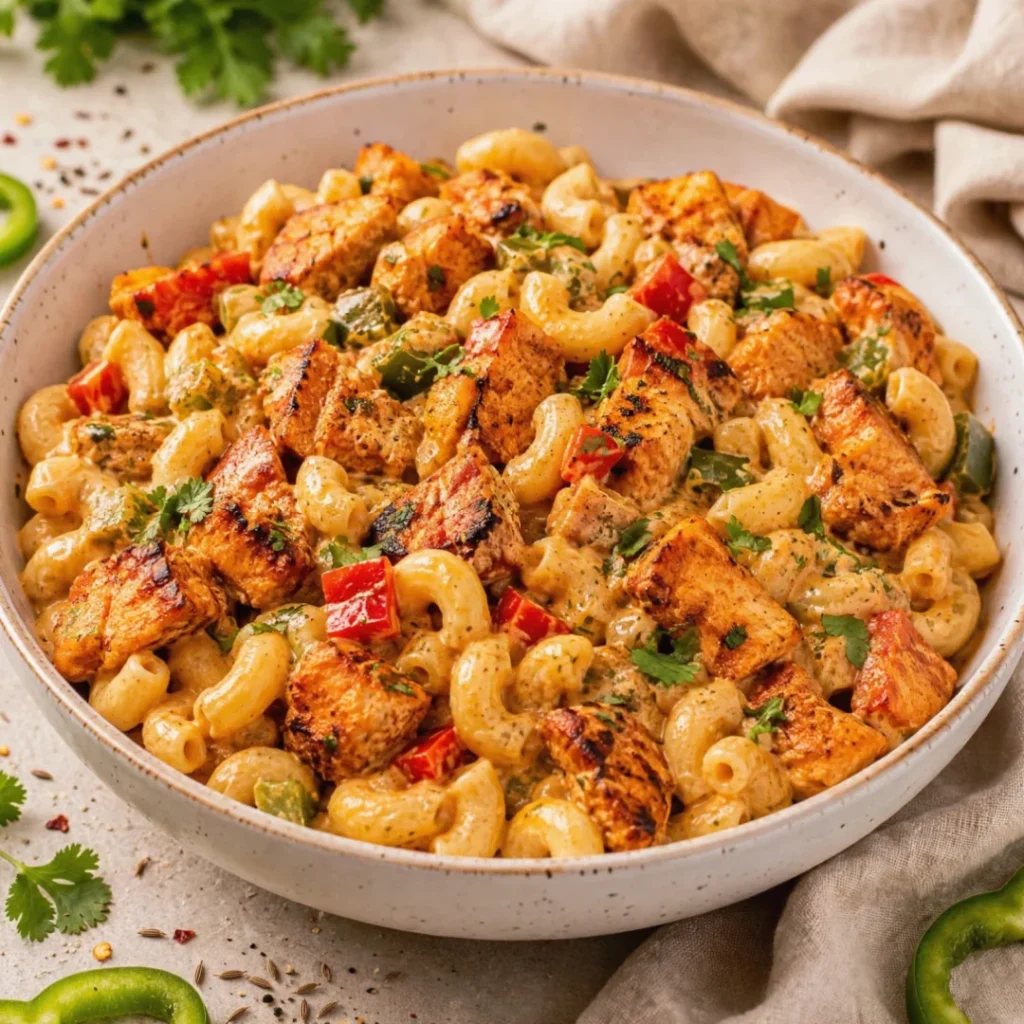 Creamy Chicken Tikka Macaroni – Easy and Flavorful