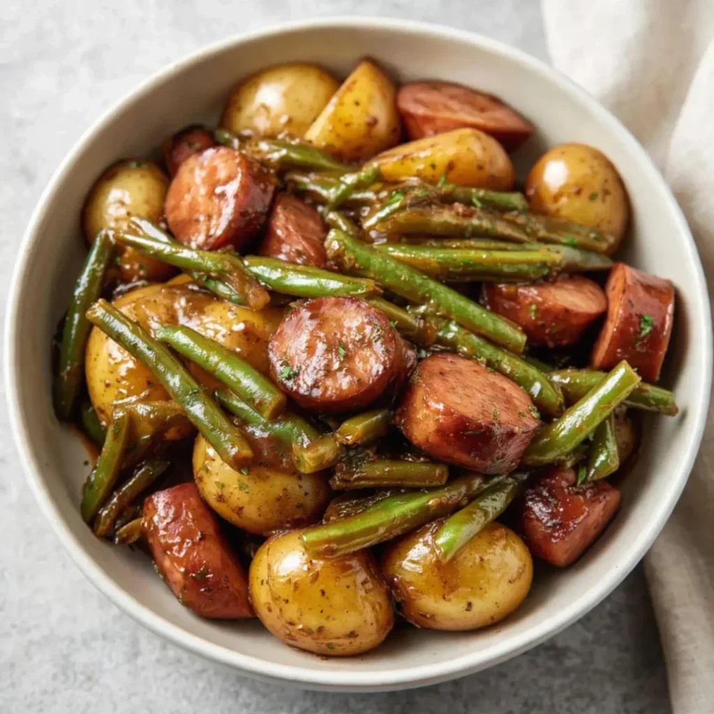 Crockpot Smokies with Beans and Potatoes Made Easy!