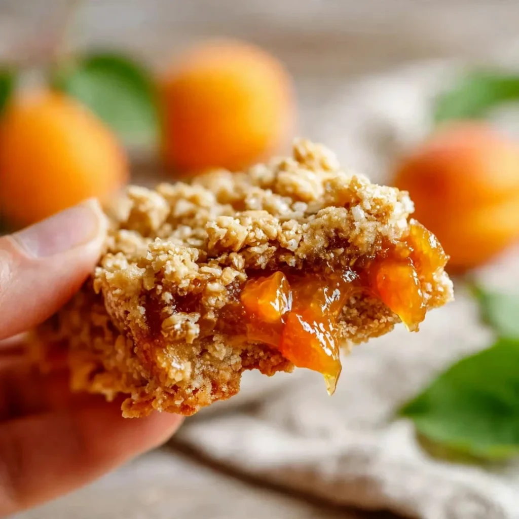 Delicious Apricot Oatmeal Bars