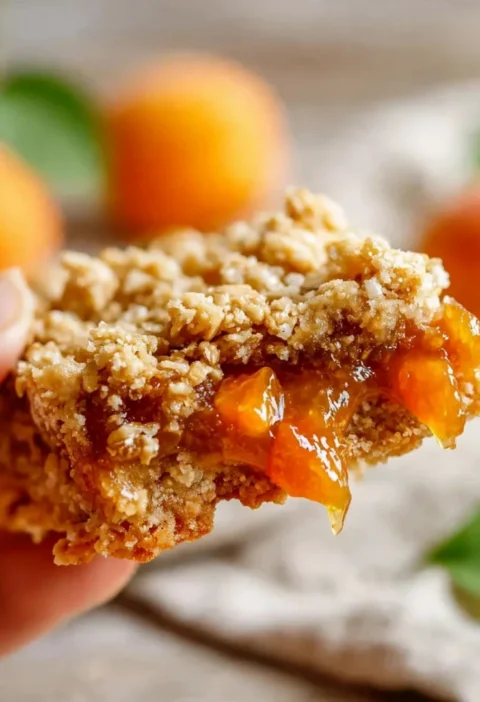 Delicious Apricot Oatmeal Bars