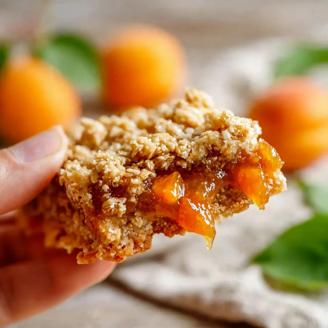 Delicious Apricot Oatmeal Bars