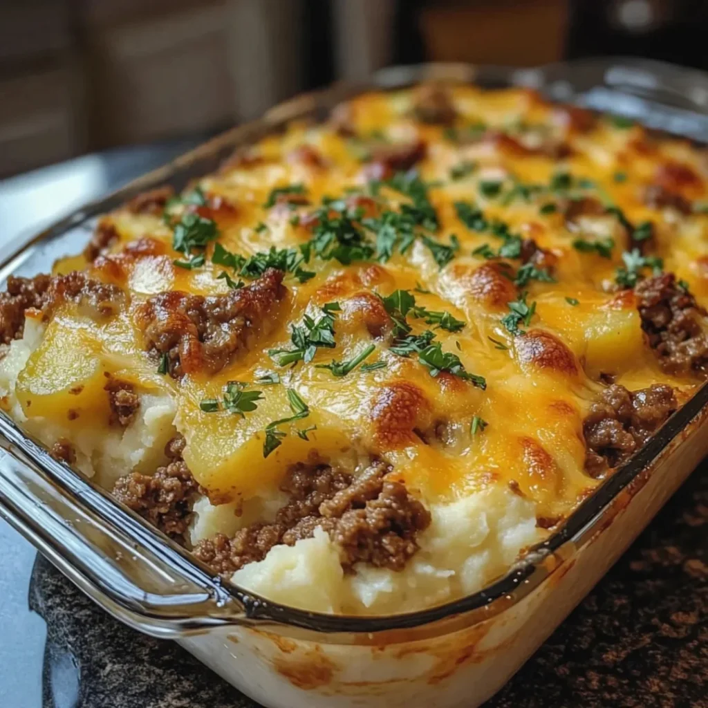 Easy Hamburger Potato Casserole: A Comforting Family Favorite