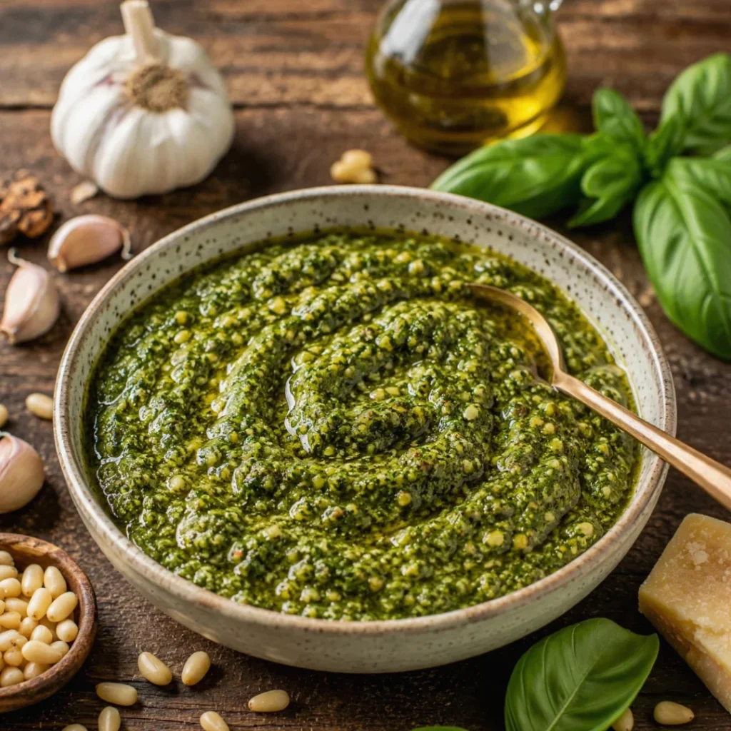 Easy Pesto Pizza Sauce – Fresh and Flavorful