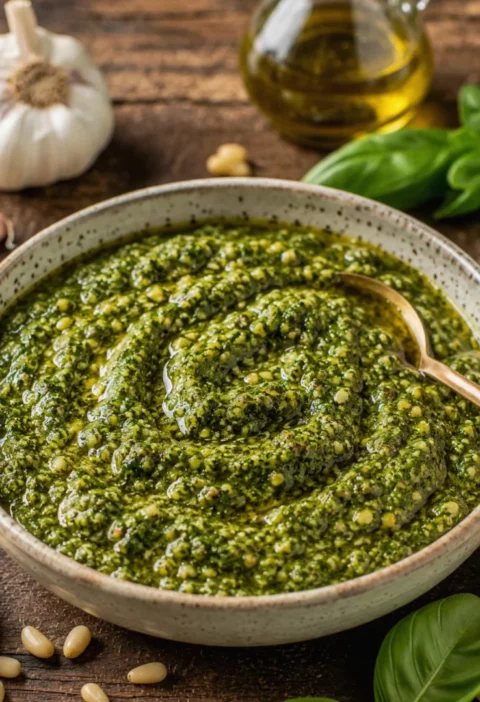 Easy Pesto Pizza Sauce