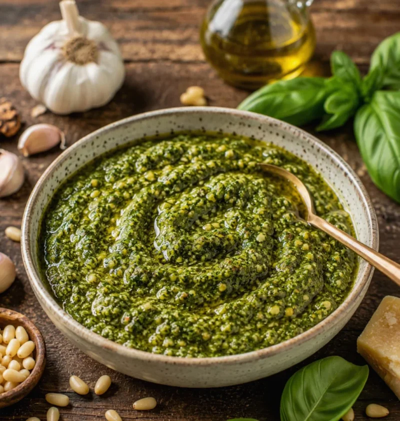 Easy Pesto Pizza Sauce