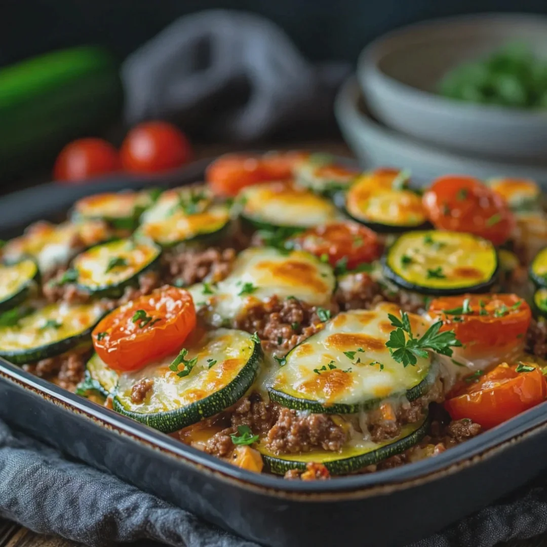 Hamburger Zucchini Bake