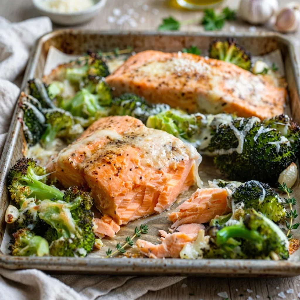 One Pan Baked Caesar Salmon - One Pan Baked Caesar Salmon