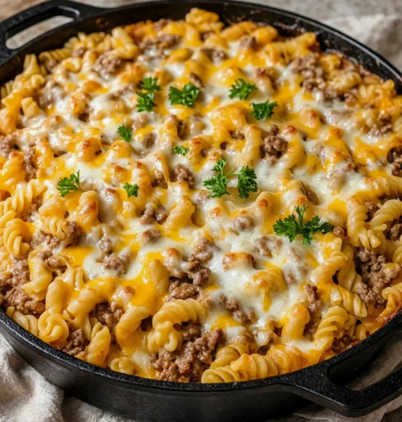 One Pot Cheeseburger Casserole