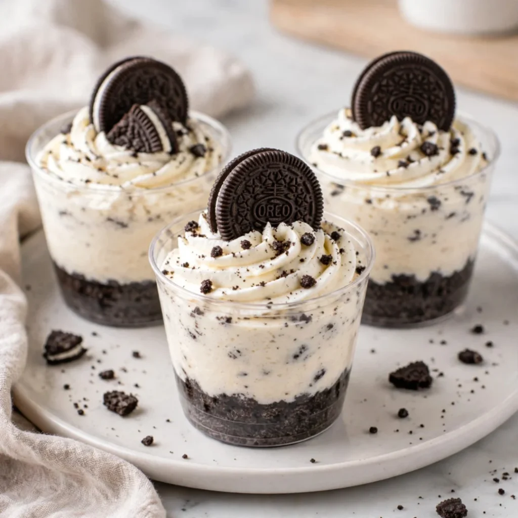 Oreo Cheesecake Cups – Easy and Creamy