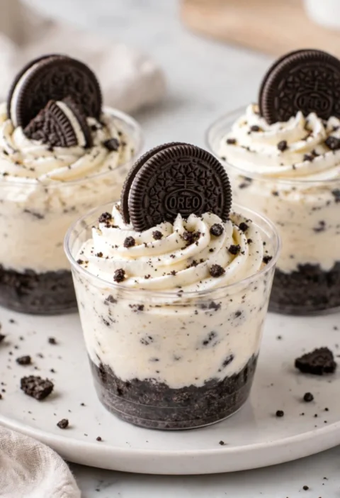 Oreo cheesecake cups
