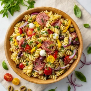Quick Italian Macaroni Pasta Salad