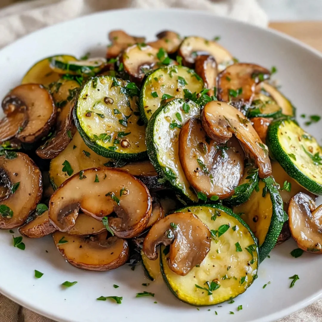 Sautéed Zucchini and Mushrooms
