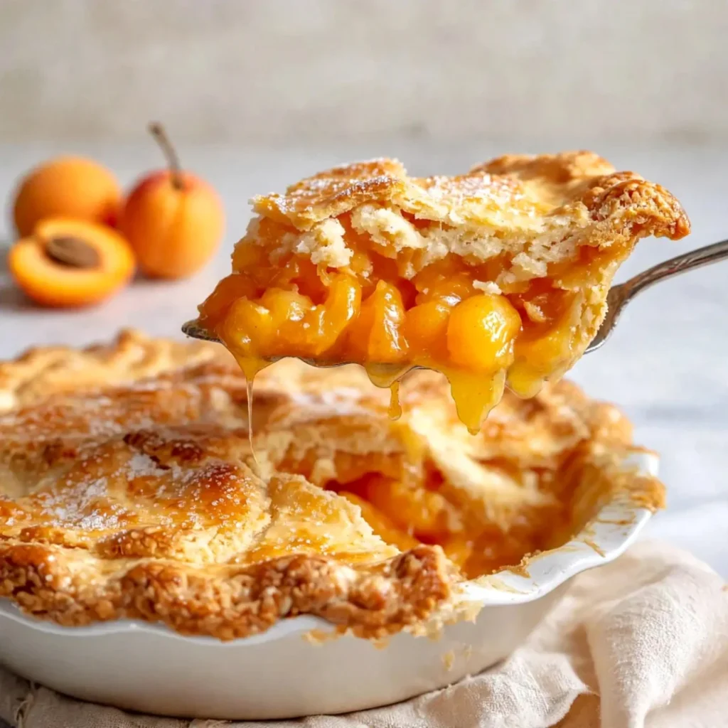Simple Apricot Pie - Simple Apricot Pie